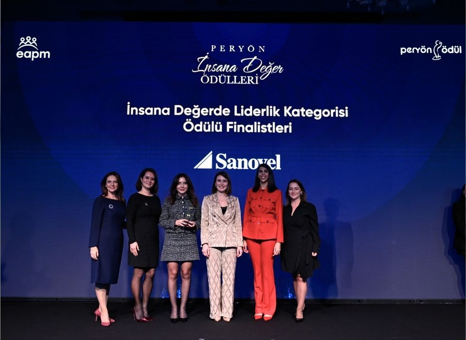 Peryön İnsana Değer Ödülleri’nden Sanovel’e Büyük Finalistlik Ödülü 