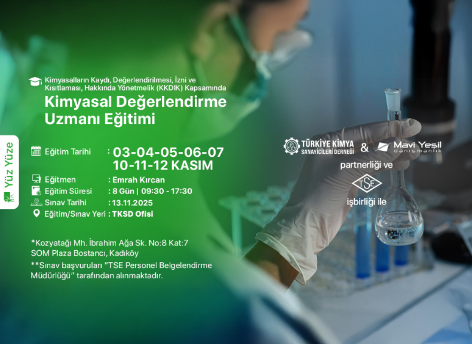 Chemical Assessment Expert (KDU) Training to Begin Through TSE-TKSD Cooperation