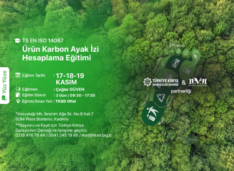 TKSD and Rever Akademi to hold "Product Carbon Footprint Calculation Training"
