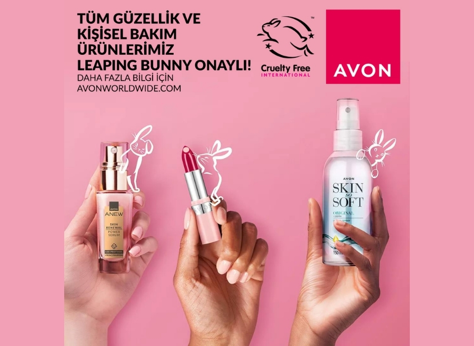 Avon Ürünlerine Leaping Bunny Onayı 