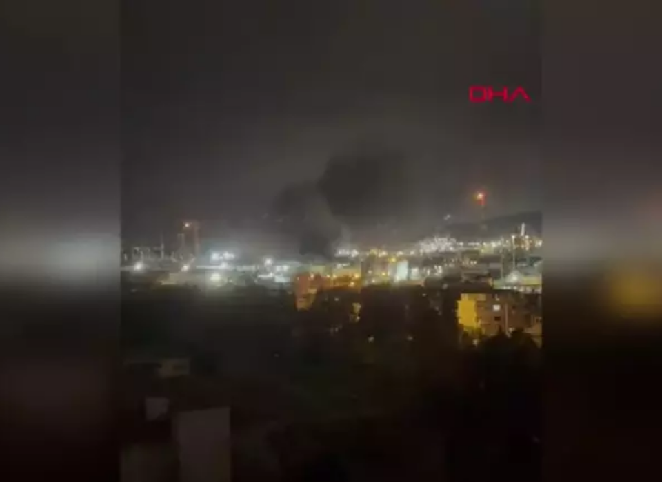 Explosion at Tank Farm in Tüpraş İzmit Refinery