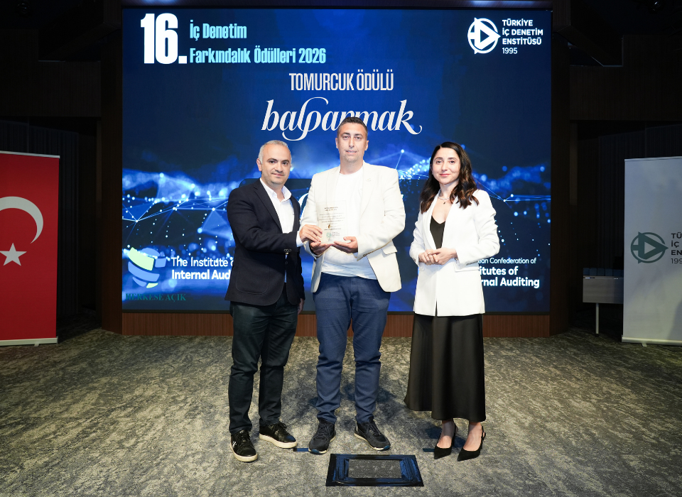 Balparmak’a İç Denetim Alanındaki Dönüşümüyle TİDE’den “Tomurcuk Ödülü”