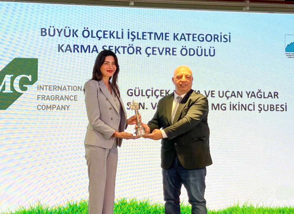 MG International Fragrance Company 31. Şahabettin Bilgisu Çevre Ödülleri’nde “Çevre Ödülü”ne Layık Görüldü