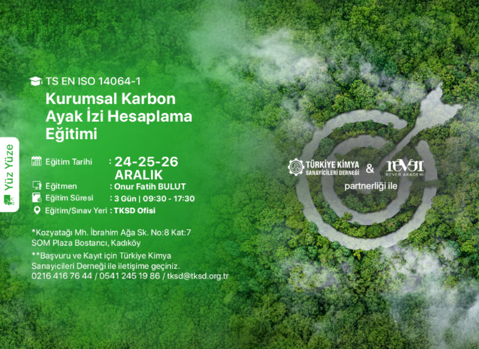 Special Carbon Footprint Training for the Chemical Sector from TKSD and Rever Akademi