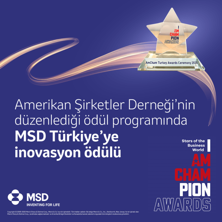 MSD Türkiye, “İnovasyon Kategorisinde Ödül Kazandı