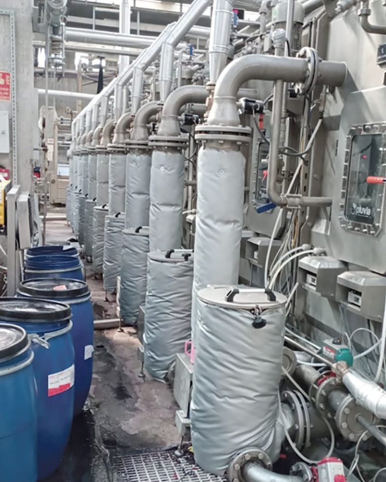 Chemical Process Plants and Removable Industrial Insulation