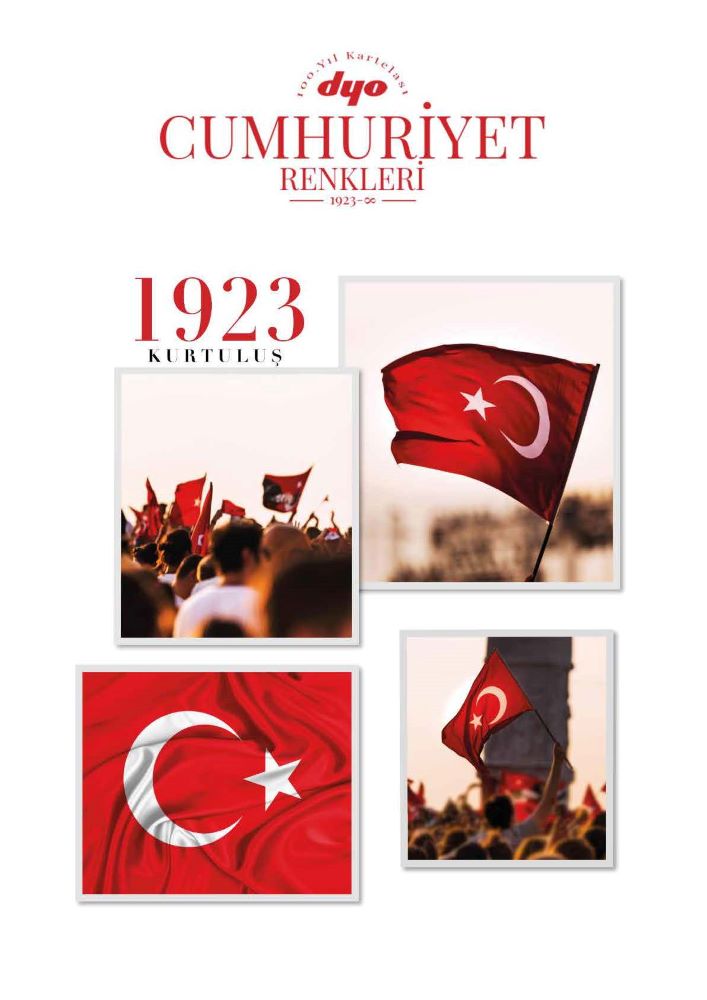 Cumhuriyet’in 100. Yılına Özel “Cumhuriyet Renkleri Kartelası”