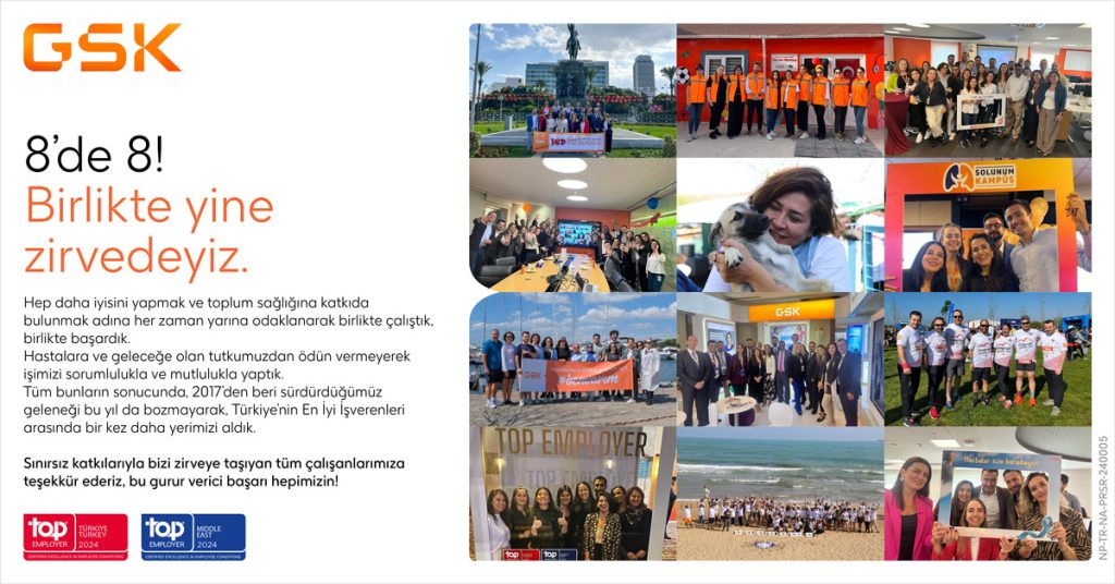 GSK Türkiye “En İyi İşveren” Ödülüne Layık Görüldü